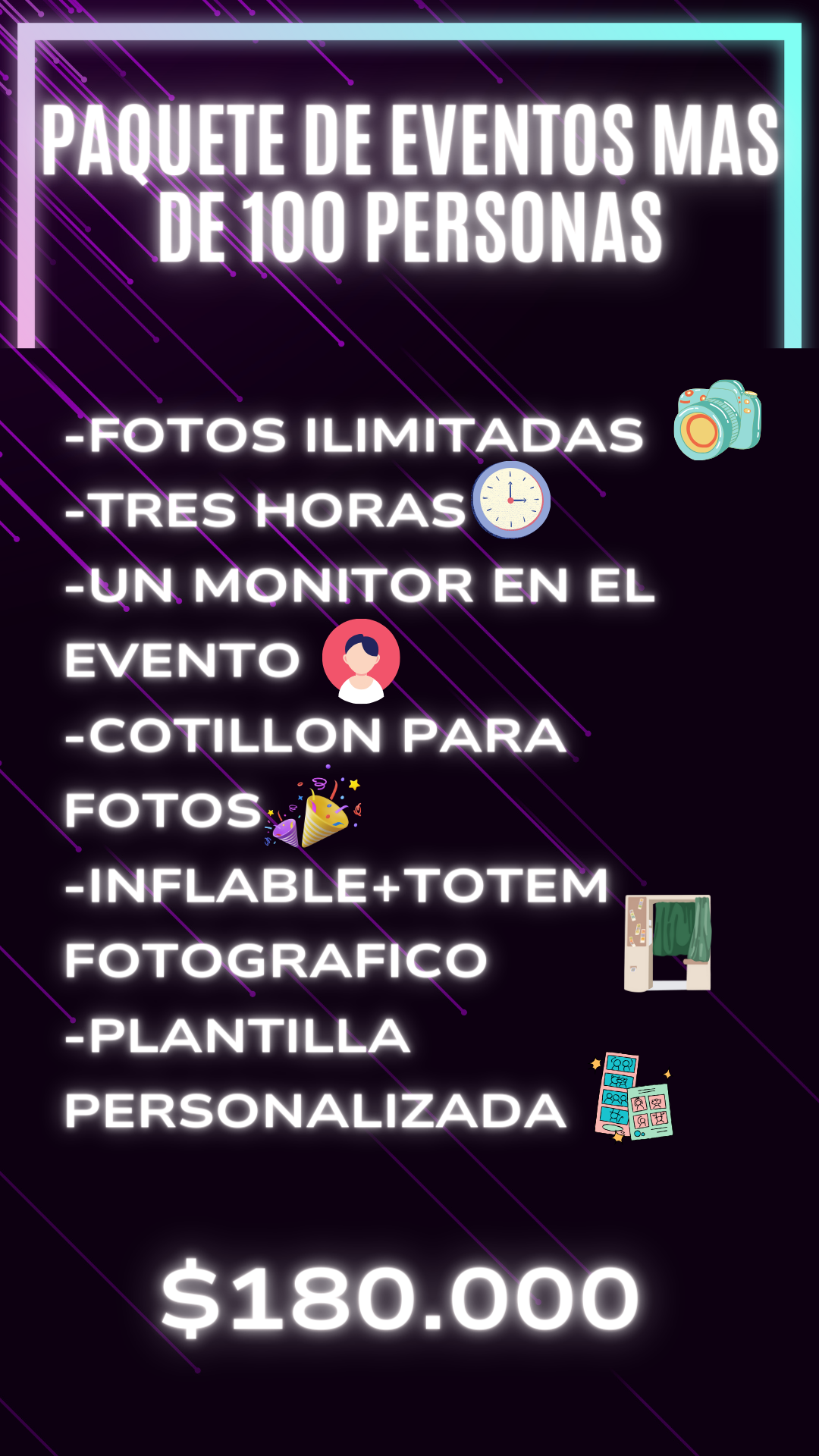 Tu Historia de Instagram Medios de Pagos Neón Blanco (5)